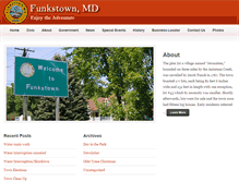 Tablet Screenshot of funkstown.com